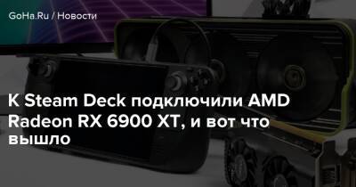 К Steam Deck подключили AMD Radeon RX 6900 XT, и вот что вышло - goha.ru
