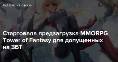 Стартовала предзагрузка MMORPG Tower of Fantasy для допущенных на ЗБТ - goha.ru