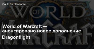 World of Warcraft — анонсировано новое дополнение Dragonflight - goha.ru