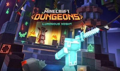 В Minecraft Dungeons стартовало мероприятие Luminous Night и появился боевой пропуск - gametech.ru - Россия