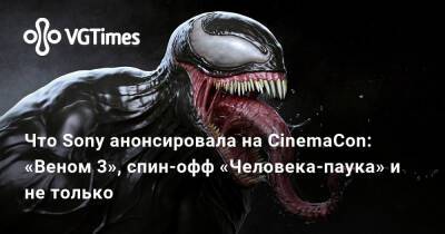 Что Sony анонсировала на CinemaCon: «Веном 3», спин-офф «Человека-паука» и не только - vgtimes.ru