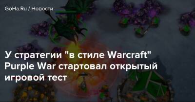 У стратегии "в стиле Warcraft" Purple War стартовал открытый игровой тест - goha.ru