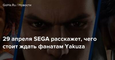 29 апреля SEGA расскажет, чего стоит ждать фанатам Yakuza - goha.ru