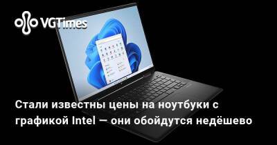 Стали известны цены на ноутбуки с графикой Intel — они обойдутся недёшево - vgtimes.ru - Сша - Южная Корея
