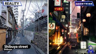 Мистический экшен GhostWire: Tokyo сравнили с локациями из реального мира - playground.ru - Токио - Tokyo