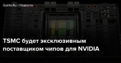TSMC будет эксклюзивным поставщиком чипов для NVIDIA - goha.ru