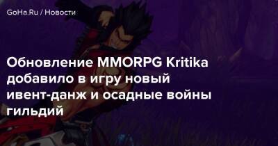 Обновление MMORPG Kritika добавило в игру новый ивент-данж и осадные войны гильдий - goha.ru