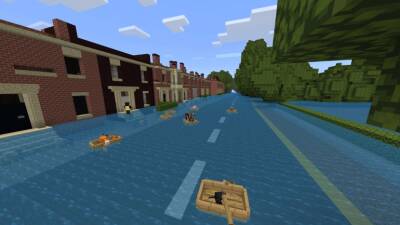 Mojang построила город для детей в Minecraft. И затопила его - coop-land.ru - Англия