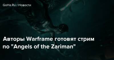 Авторы Warframe готовят стрим по “Angels of the Zariman” - goha.ru