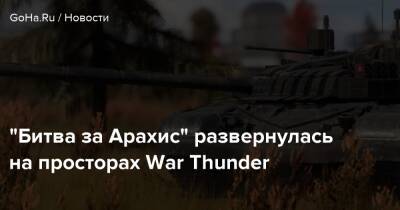 “Битва за Арахис” развернулась на просторах War Thunder - goha.ru