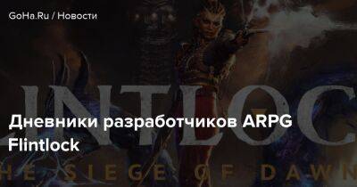 Дневники разработчиков ARPG Flintlock - goha.ru