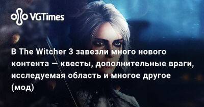 В The Witcher 3 завезли много нового контента — квесты, дополнительные враги, исследуемая область и многое другое (мод) - vgtimes.ru