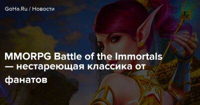 MMORPG Battle of the Immortals — нестареющая классика от фанатов - goha.ru - Россия