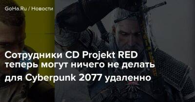 Сотрудники CD Projekt RED теперь могут ничего не делать для Cyberpunk 2077 удаленно - goha.ru - Польша