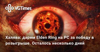 Халява: дарим Elden Ring на PC за победу в розыгрыше. Осталось несколько дней - vgtimes.ru