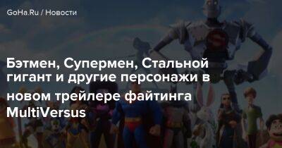 Бэтмен, Супермен, Стальной гигант и другие персонажи в новом трейлере файтинга MultiVersus - goha.ru
