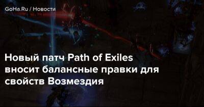Новый патч Path of Exiles вносит балансные правки для свойств Возмездия - goha.ru