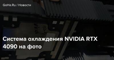 Система охлаждения NVIDIA RTX 4090 на фото - goha.ru