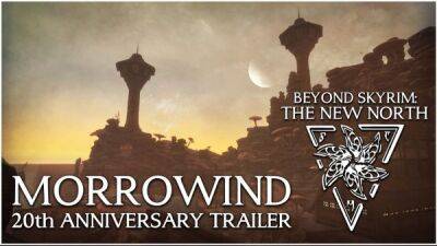 Новый трейлер модификации Beyond Skyrim: The New North в честь 20ти-летия Morrowind - playground.ru