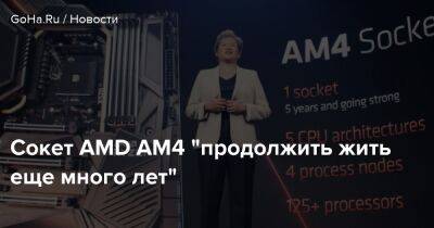 Сокет AMD AM4 "продолжить жить еще много лет" - goha.ru
