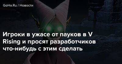 Stunlock Studios - Игроки в ужасе от пауков в V Rising и просят разработчиков что-нибудь с этим сделать - goha.ru