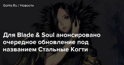 Для Blade & Soul анонсировано очередное обновление под названием Стальные Когти - goha.ru - Россия