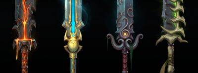 Концепты стилизованного под World of Warcraft оружия от художницы Josefine Rosenlind - noob-club.ru