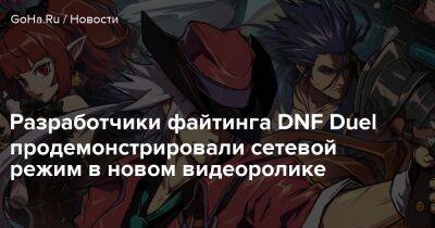 Разработчики файтинга DNF Duel продемонстрировали сетевой режим в новом видеоролике - goha.ru