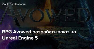 RPG Avowed разрабатывают на Unreal Engine 5 - goha.ru