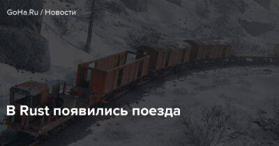 В Rust появились поезда - goha.ru