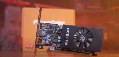 Видеокарта Radeon RX 6400 теряет около 14% производительности при использовании интерфейса PCIe 3.0 - playground.ru