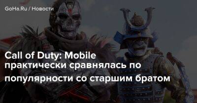 Call of Duty: Mobile практически сравнялась по популярности со старшим братом - goha.ru - Китай