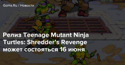 Релиз Teenage Mutant Ninja Turtles: Shredder’s Revenge может состояться 16 июня - goha.ru