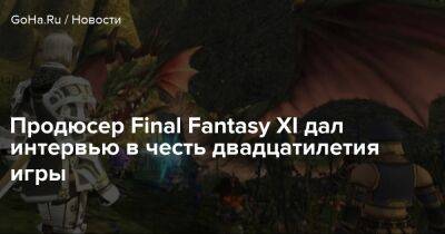 Продюсер Final Fantasy XI дал интервью в честь двадцатилетия игры - goha.ru
