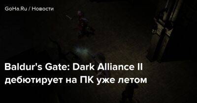 Baldur's Gate: Dark Alliance II дебютирует на ПК уже летом - goha.ru