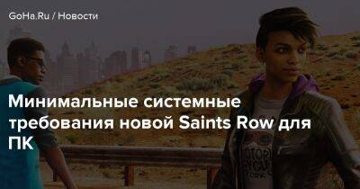 Минимальные системные требования новой Saints Row для ПК - goha.ru