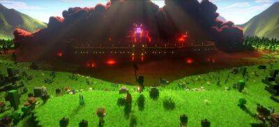 Рыцарь на коне против врагов в дебютном трейлере Minecraft: Legends - igromania.ru
