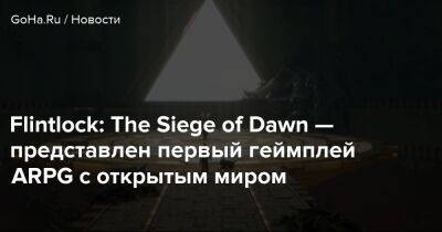 Flintlock: The Siege of Dawn — представлен первый геймплей ARPG с открытым миром - goha.ru