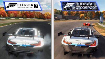 Новое видео сравнивает Forza Motorsport 2023 и Forza Motorsport 7 - playground.ru