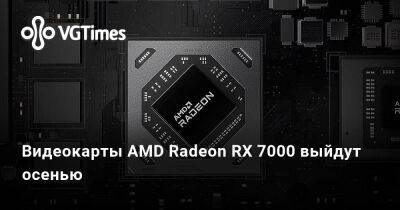 Видеокарты AMD Radeon RX 7000 выйдут осенью - vgtimes.ru