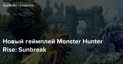 Новый геймплей Monster Hunter Rise: Sunbreak - goha.ru