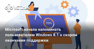 Microsoft начала напоминать пользователям Windows 8.1 о скором окончании поддержки - vgtimes.ru - Microsoft