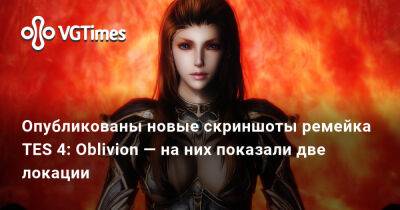 Опубликованы новые скриншоты ремейка TES 4: Oblivion — на них показали две локации - vgtimes.ru