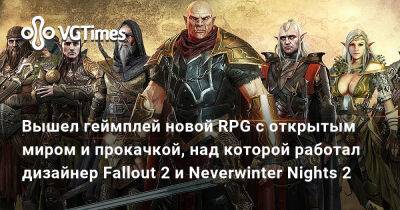 Крис Авеллон (Chris Avellone) - Вышел геймплей новой RPG с открытым миром и прокачкой, над которой работал дизайнер Fallout 2 и Neverwinter Nights 2 - vgtimes.ru