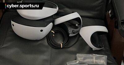 Первое фото шлема PlayStation VR 2 и контроллеров вживую - cyber.sports.ru