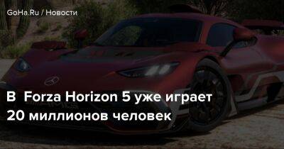 В Forza Horizon 5 уже играет 20 миллионов человек - goha.ru