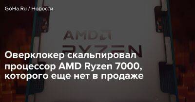 Оверклокер скальпировал процессор AMD Ryzen 7000, которого еще нет в продаже - goha.ru