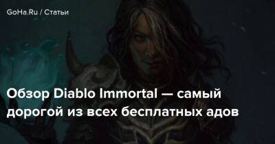 Обзор Diablo Immortal — самый дорогой из всех бесплатных адов - goha.ru