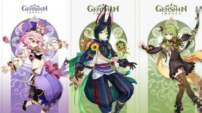 Встречайте Дори, Коллеи и Тигнари: для Genshin Impact официально анонсировали сразу трёх новых персонажей - playground.ru