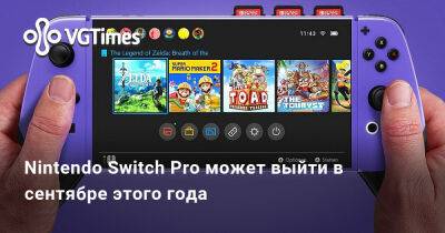 Александра Гре - Nintendo Switch Pro - Nintendo Switch Pro может выйти в сентябре этого года - vgtimes.ru